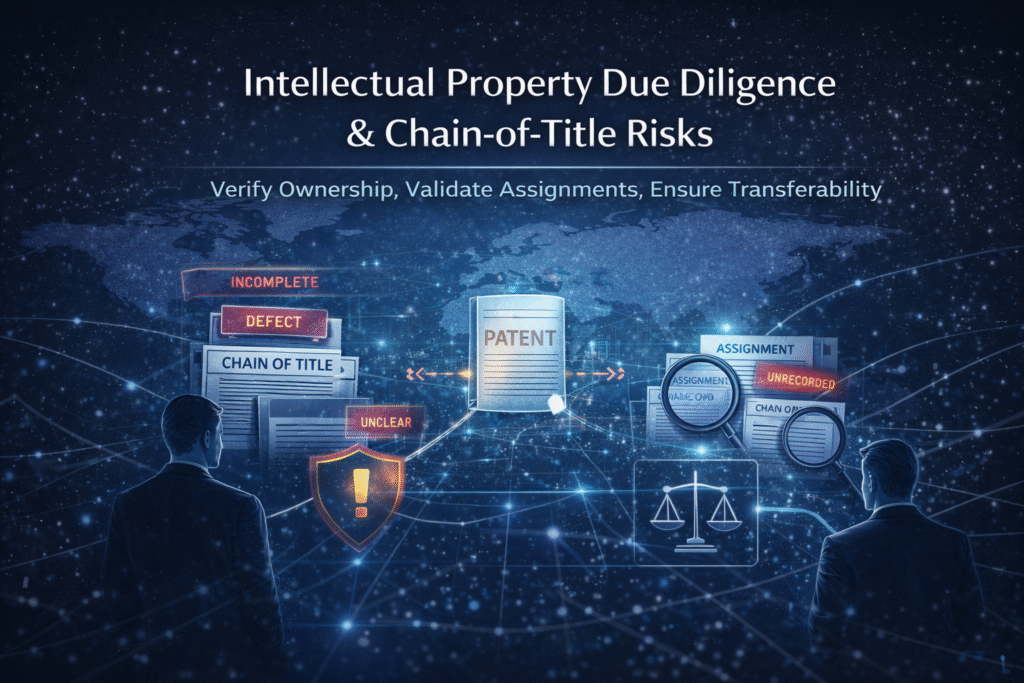 IP due diligence and chain of title risks in mergers and acquisitions with assignment and ownership defects