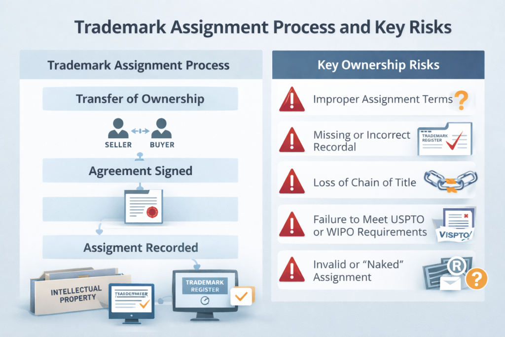 Trademark assignment process and key ownership risks