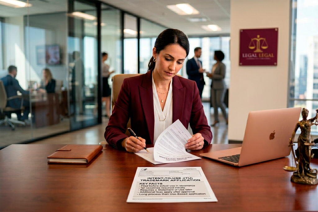 intent to use trademark application process