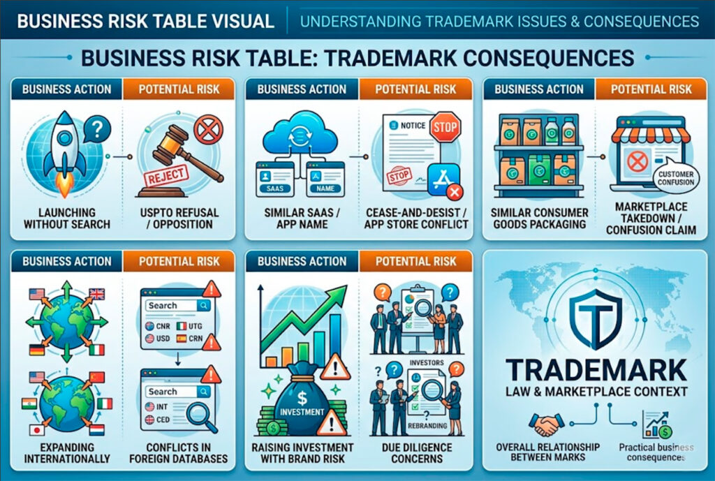 Business risks caused by trademark likelihood of confusion
