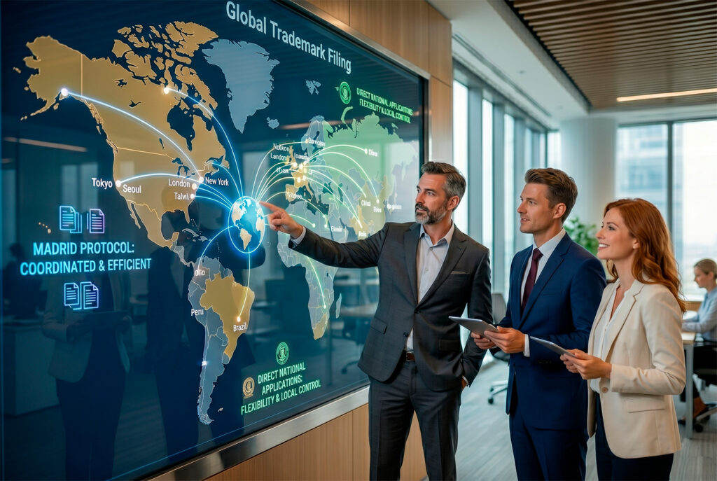 Madrid Protocol versus national trademark filing routes