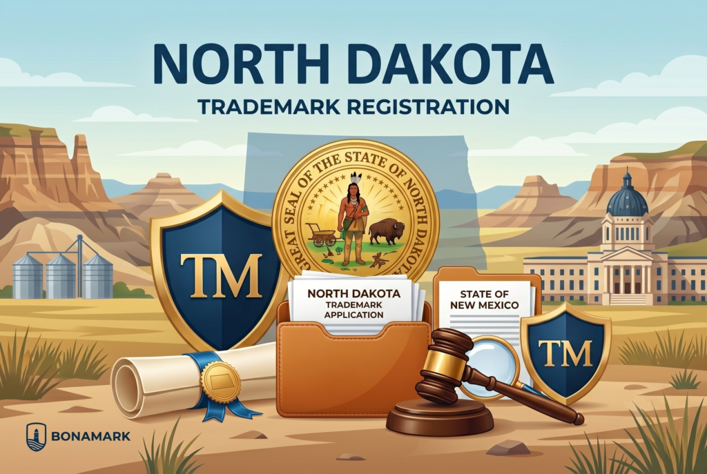 North Dakota Kansas trademark registration hero image